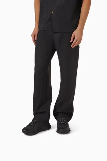 سنيكرز تريغريكا بنقشة باروكية جلد وقنب