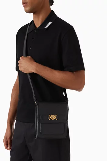 Medusa Messenger Bag in Leather
