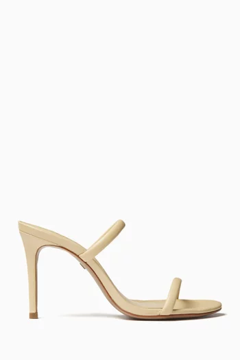 Two-strap 100 Mules in Nappa Leather