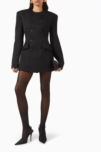 RHW Blazer Dress in Wool