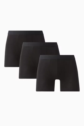 Boxer Briefs in Microfiber Jersey, Pack of 3