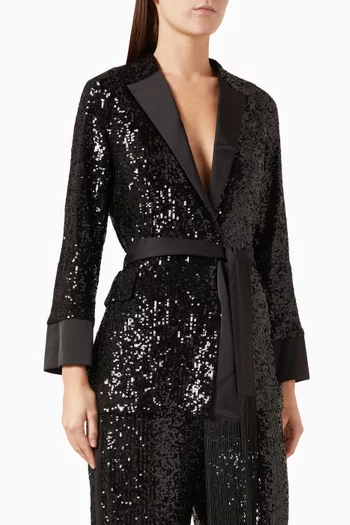 Sequin-embellished Blazer