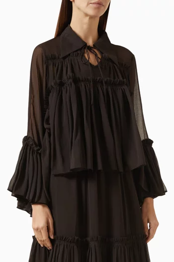 Frilled Sleeve Top
