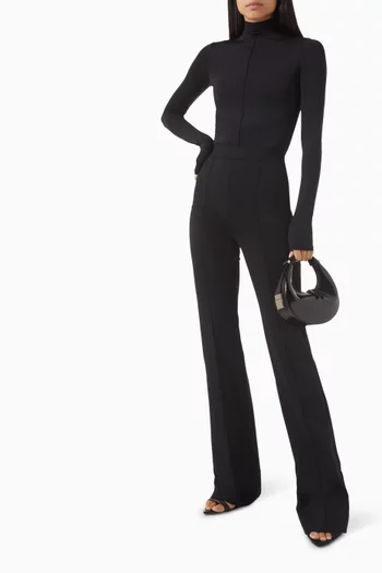 x RHW High-neck Bodysuit in Italian Jersey
