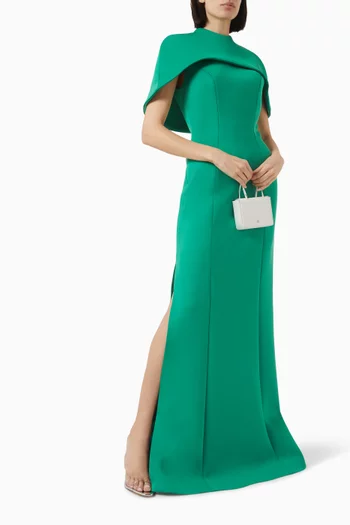 Cape Gown in Scuba