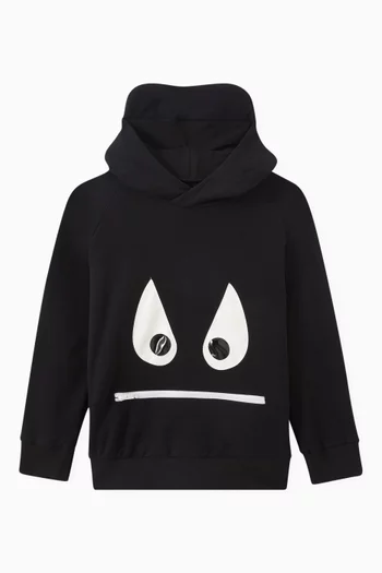 Dark Dean Hoodie in Organic Cotton-blend