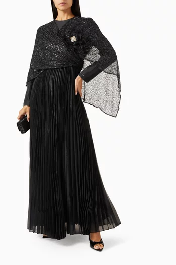Nelly Embellished Panel Maxi Dress