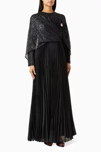 Nelly Embellished Panel Maxi Dress