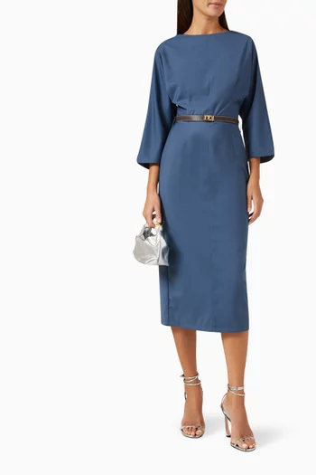 Belted Midi Dress