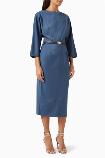 Belted Midi Dress