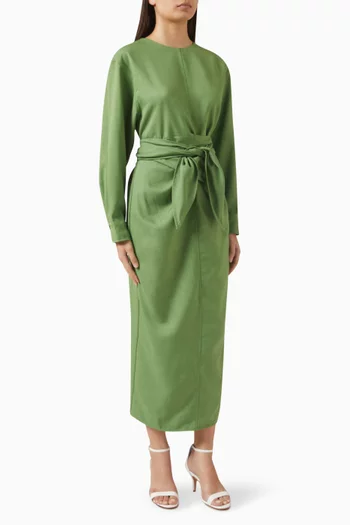 Tie-waist Maxi Dress