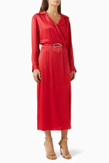 Collared Midi Dress
