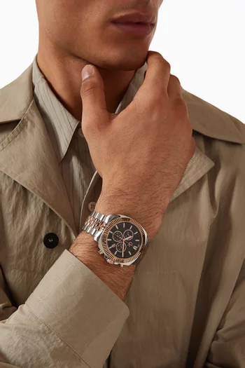 Flair Coussin Quartz Watch, 44mm