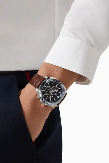 Flair Coussin Quartz Watch, 44mm
