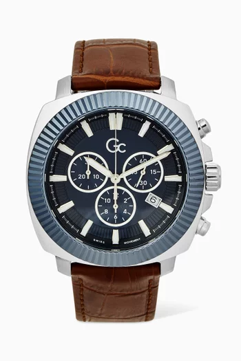 Flair Coussin Quartz Watch, 44mm