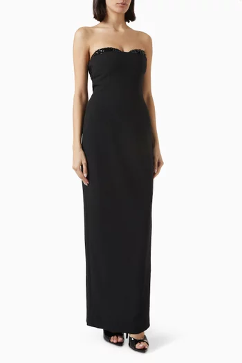 Sequin Cut-out Gown