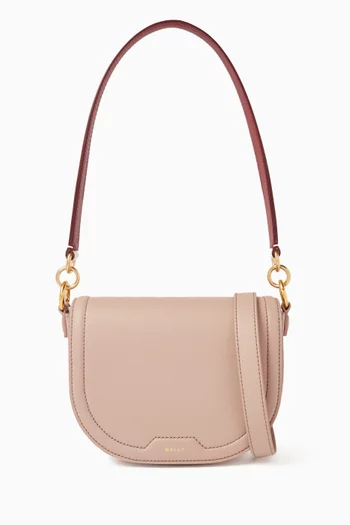 Code Flap Bag in Leather