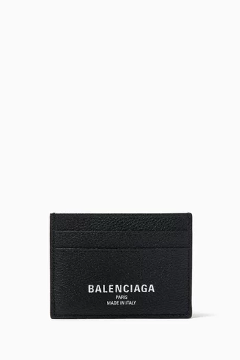 Cash Card Holder in Grained Leather