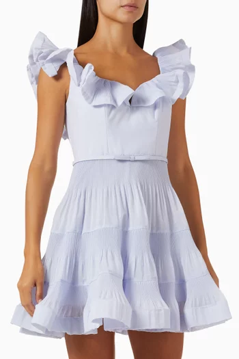 Pleated Fill Mini Dress