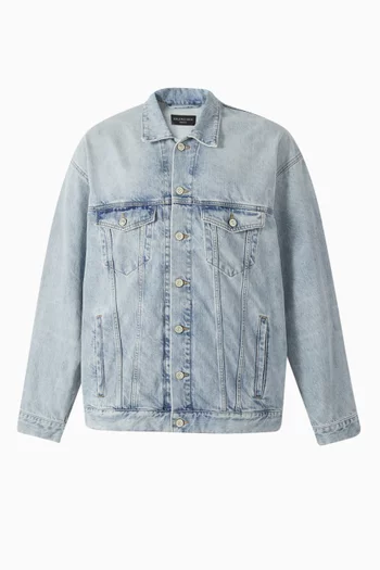 Unisex Oversized Jacket in Denim