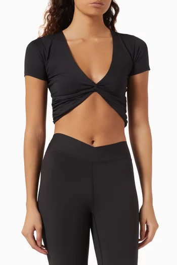 Twist Crop Top in Softskin