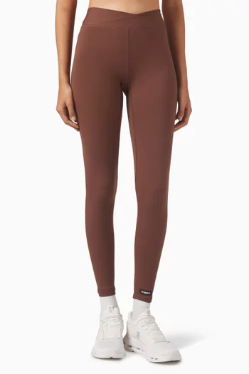 Mermaid-waist Leggings in Soft-nylon
