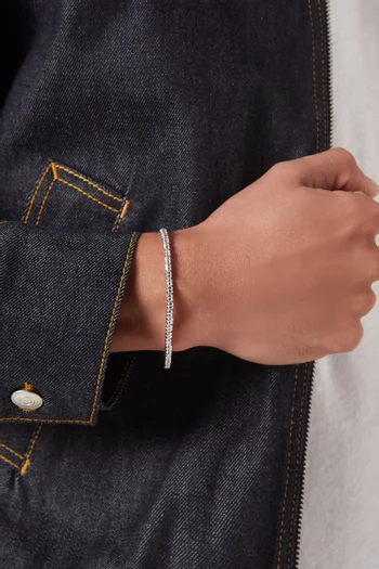 Santorini Bracelet in Rhodium-plated Sterling Silver