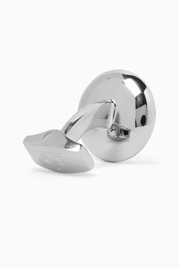 Memorabilia Cufflinks in Palladium-plated Metal