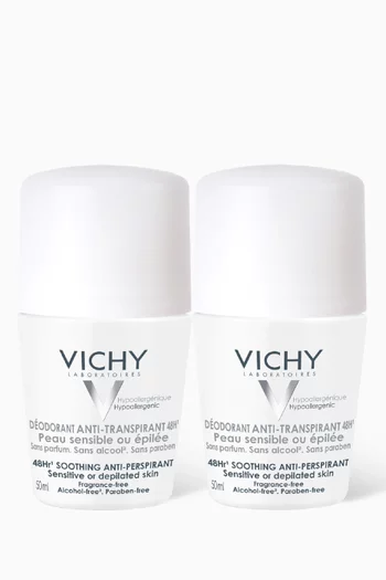 48-Hour Soothing Anti-Perspirant Roll-On Sensitive Skin Deodorant  Value Pack