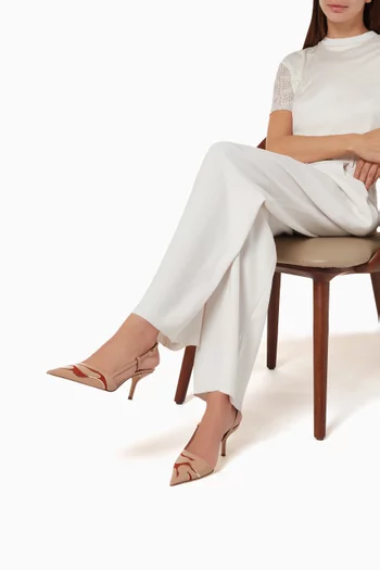 Slingback 65 Pumps in Leather