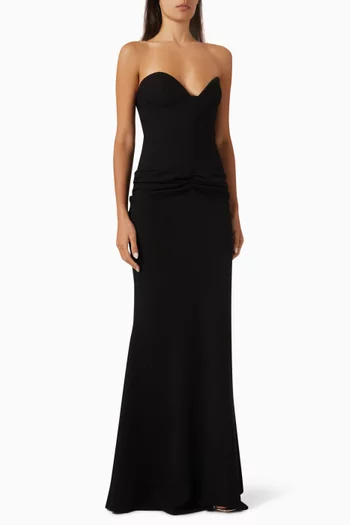 فستان عاليا طويل فيسكوز