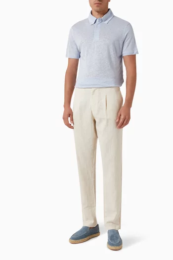 تي شيرت بولو كتان