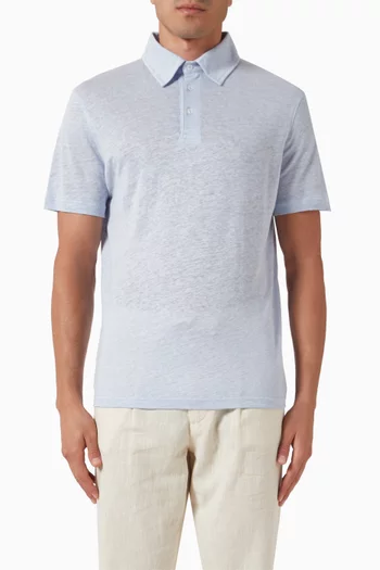 تي شيرت بولو كتان