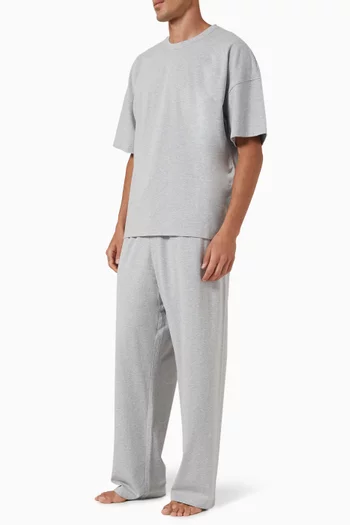Jersey Lounge Relaxed Straight-leg Pants