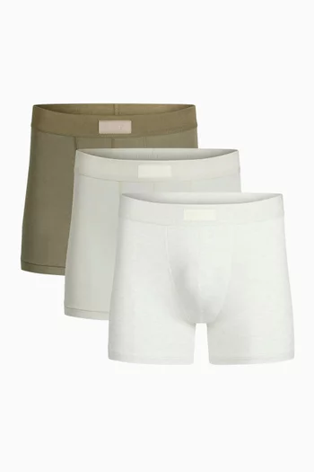 Cotton 5" Boxer Briefs, Set of 3