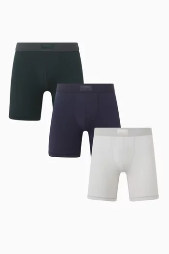 Cotton 5" Boxer Briefs, Set of 3