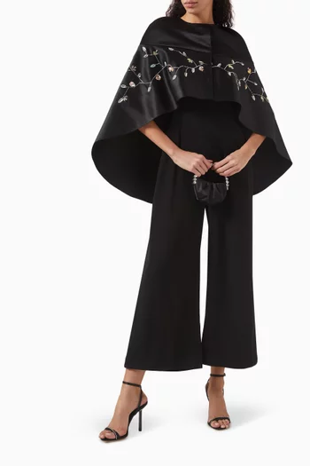 جمبسوت بكاب وتطريزات زهور