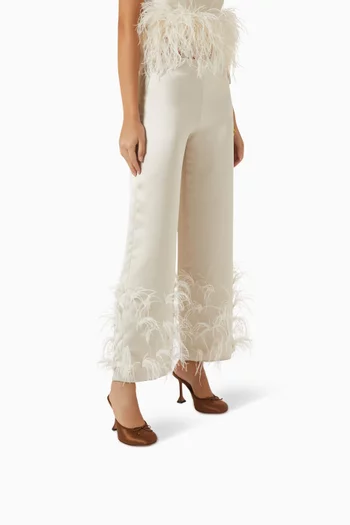 Lila 95 Mules in Satin