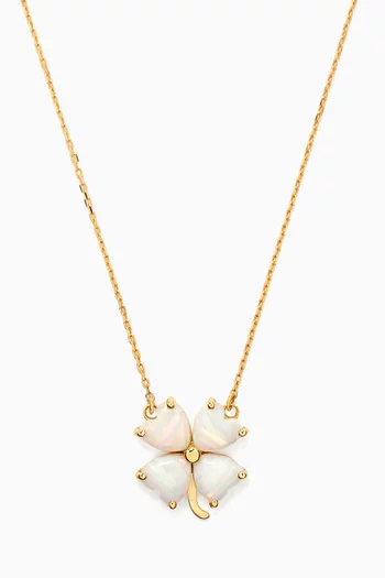 Oh Clover! Necklace in 18kt Gold
