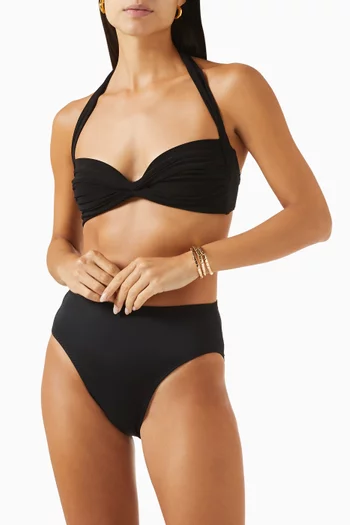 Bill Bikini Top in Stretch Poly Lycra