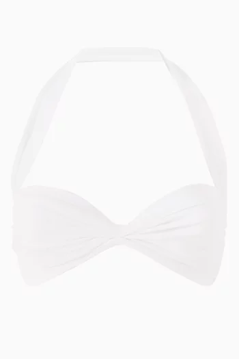 Bill Bikini Top in Stretch Poly Lycra