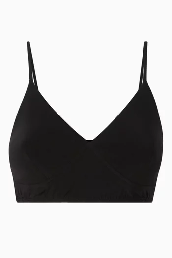 Crop Slip Bra in Poly Lycra