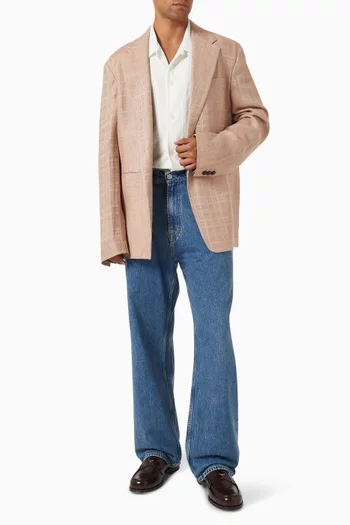 Unconstructed Shinjuku Blazer in Linen