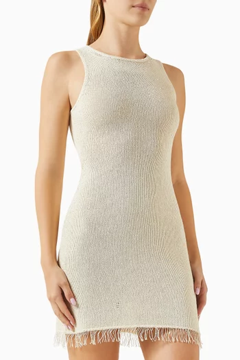 Natalia Mini Dress in Sequin Knit