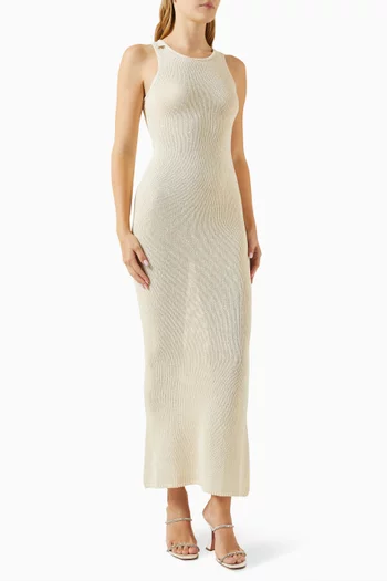 Natalia Maxi Dress in Sequin Knit