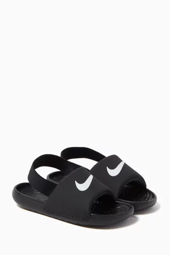 Buy Nike Black Kawa Slide Sandals in Rubber For Boys Online Ounass Saudi
