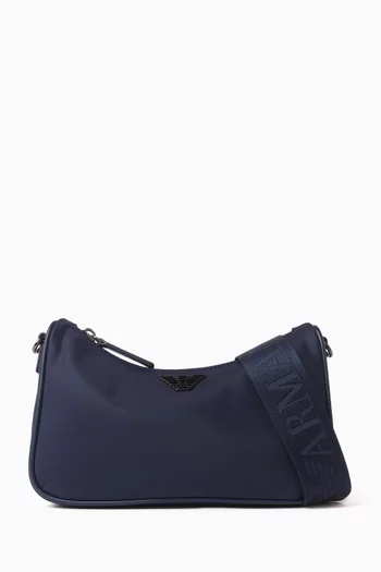 Eagle Logo Crossbody Bag in Nylon
