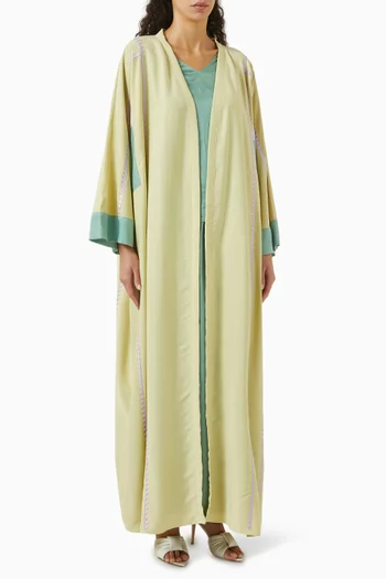 3-piece Abaya Set in Cotton