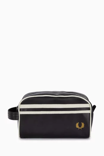 Laurel Wreath Toiletry Bag in Recycled Polyester 