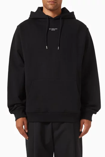 Le Hoodie Slogan Classique in Cotton